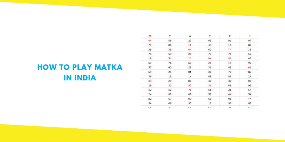 How to Play Matka in India